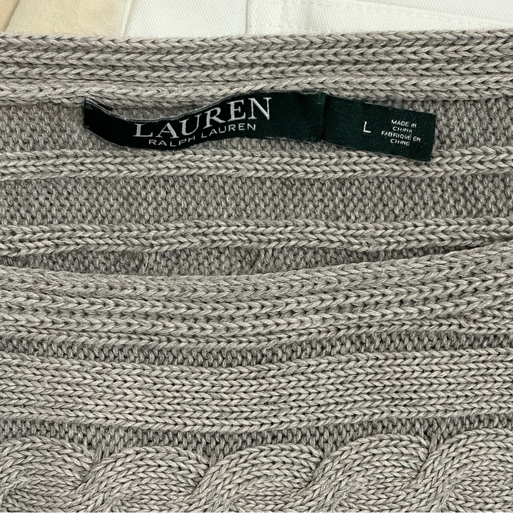 LRL Cable Knit Sweater - Picture 7 of 7